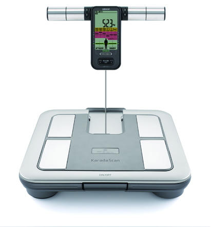 Omron Body Fat Scales, Hand-Held, Model Name/Number: HBF375